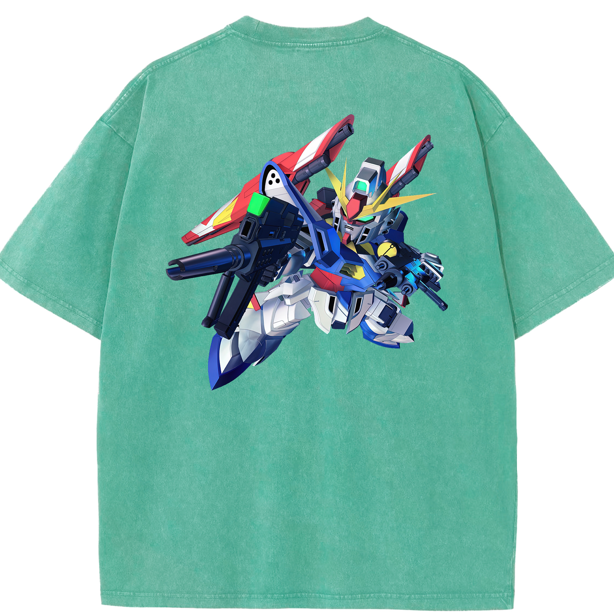 （画像用） 機動戦士ガンダム Mobile Suit Gundam 綿100% ヴィンテージ風 半袖Tシャツ（背面プリント）
